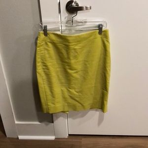 J Crew Citrus No 2 Pencil Skirt